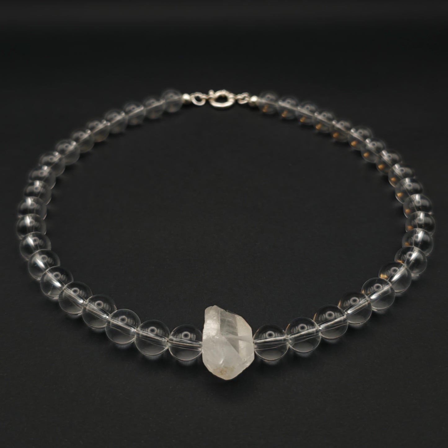 Uwazi: Crystal Quartz 10mm front