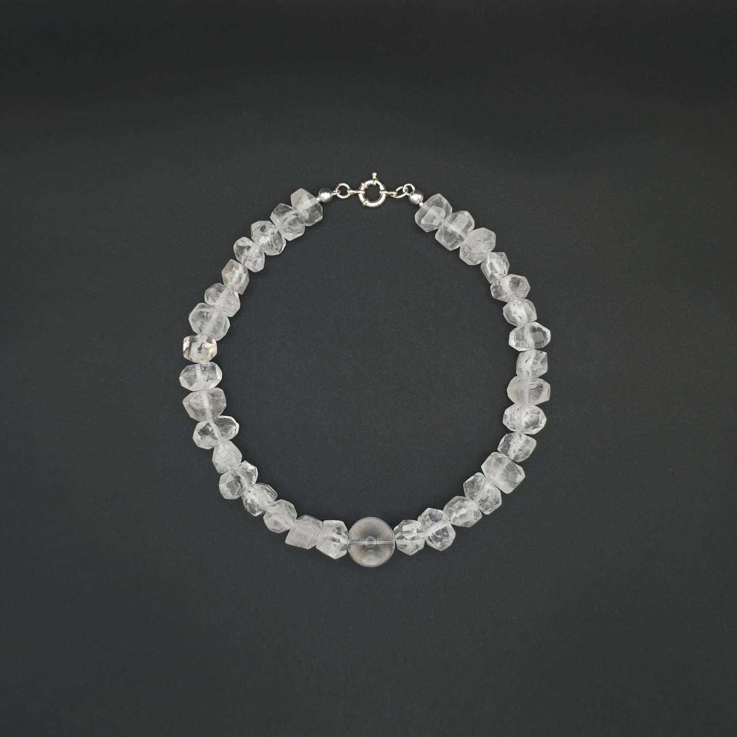 Uwazi: Crystal Quartz Tumbled above