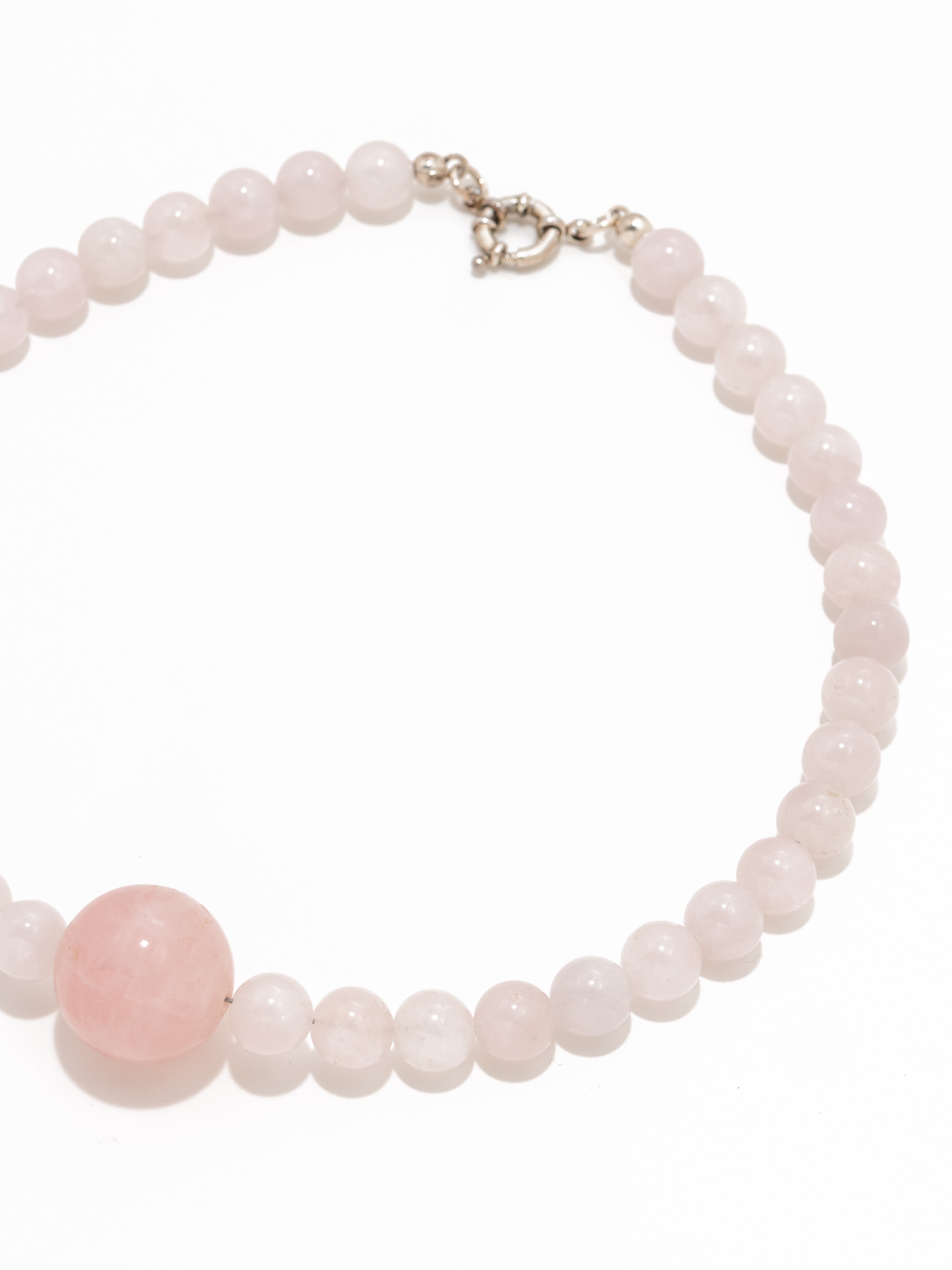 Huruma Necklace: Rose Quartz 10mm