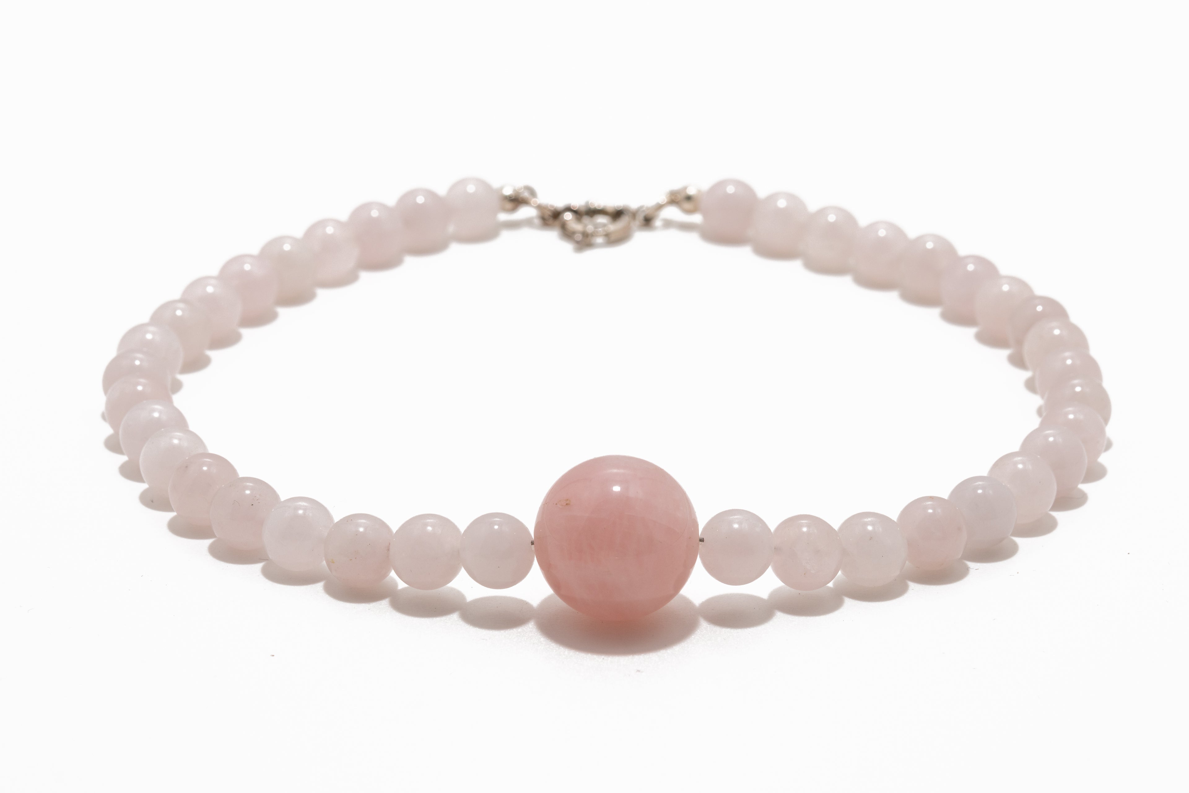 Huruma Necklace: Rose Quartz 10mm