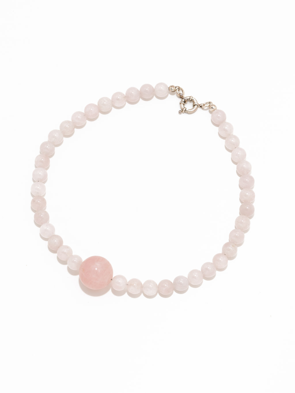 Huruma Necklace: Rose Quartz 10mm