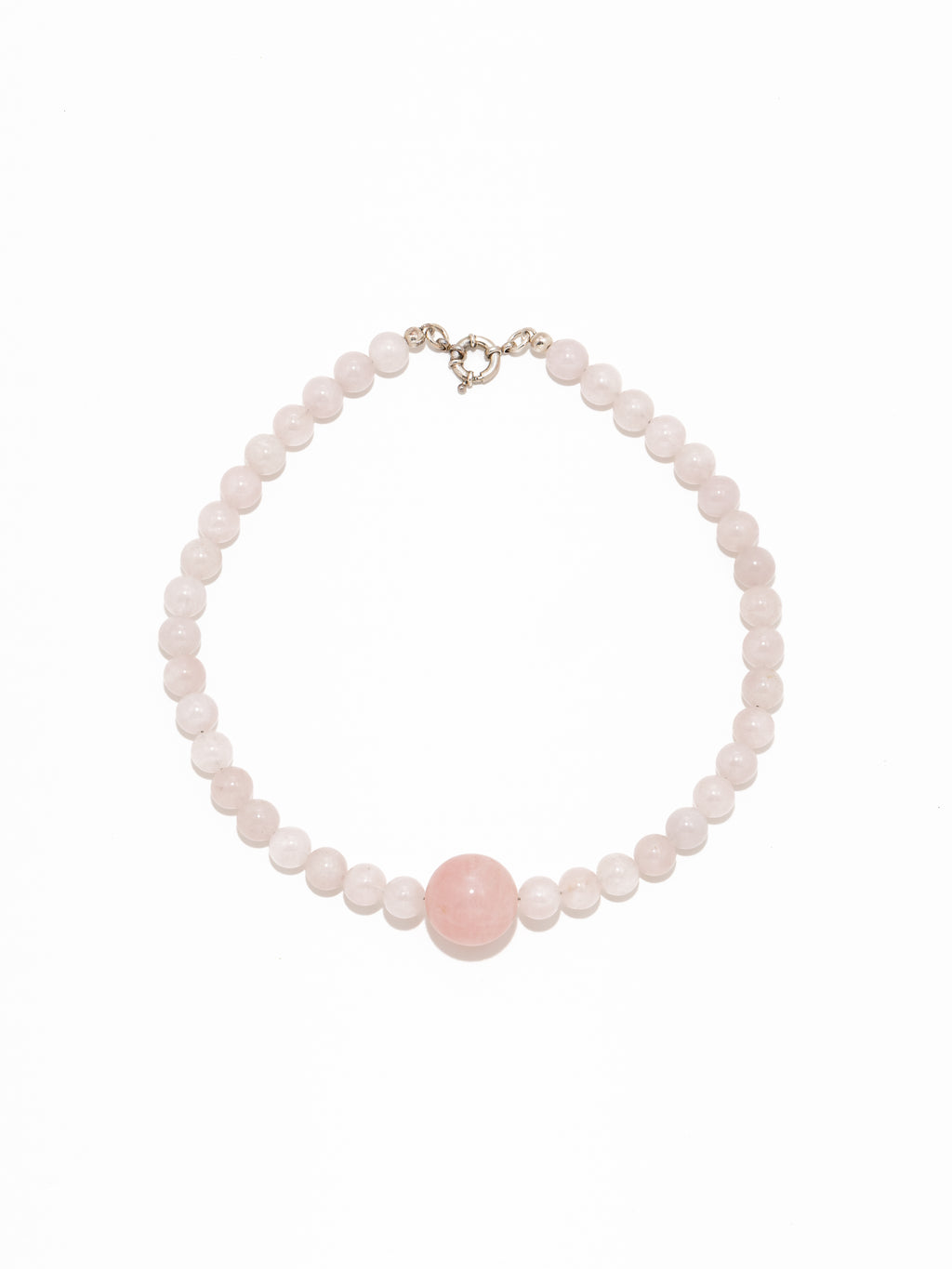 Huruma Necklace: Rose Quartz 10mm