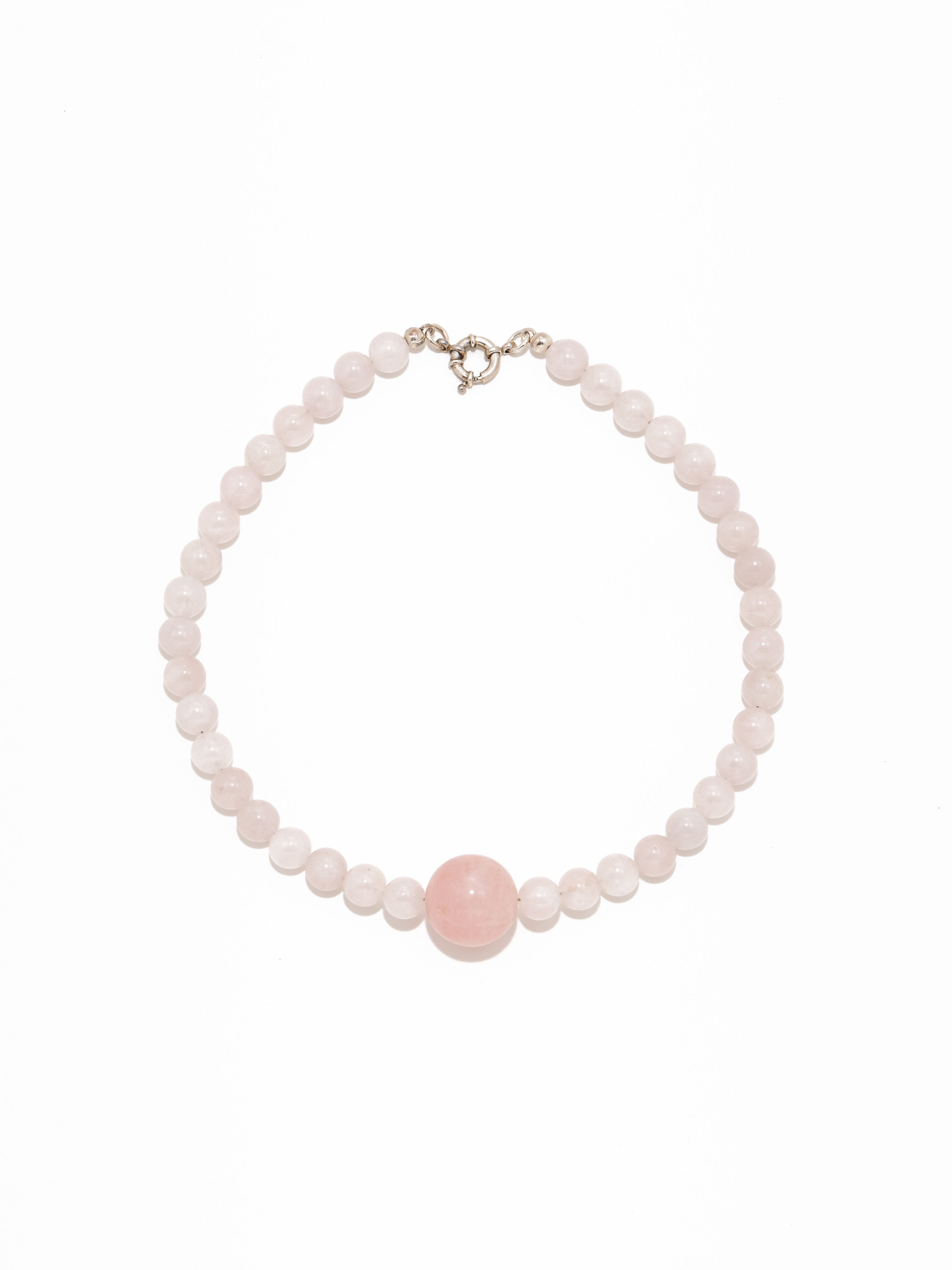 Huruma Necklace: Rose Quartz 10mm