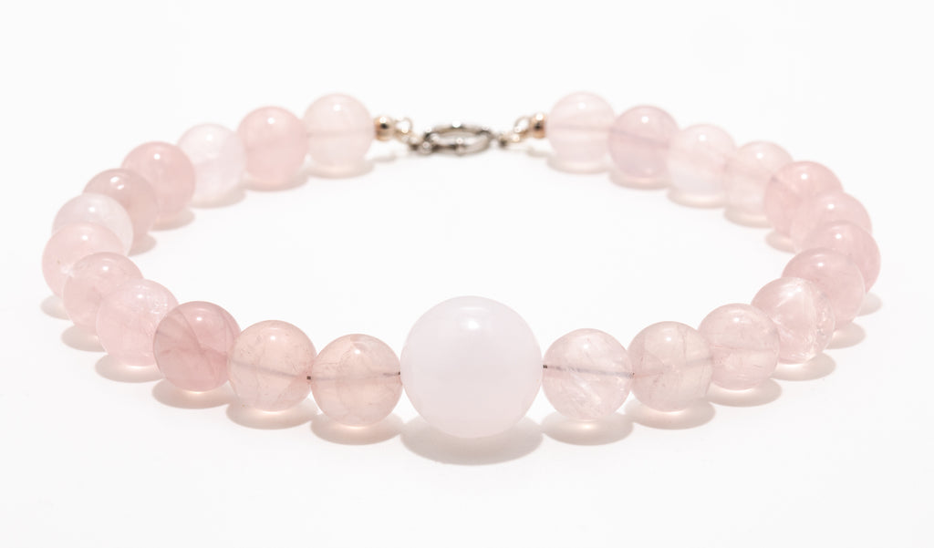 Huruma: Pink Mangano, Rose Quartz 16mm