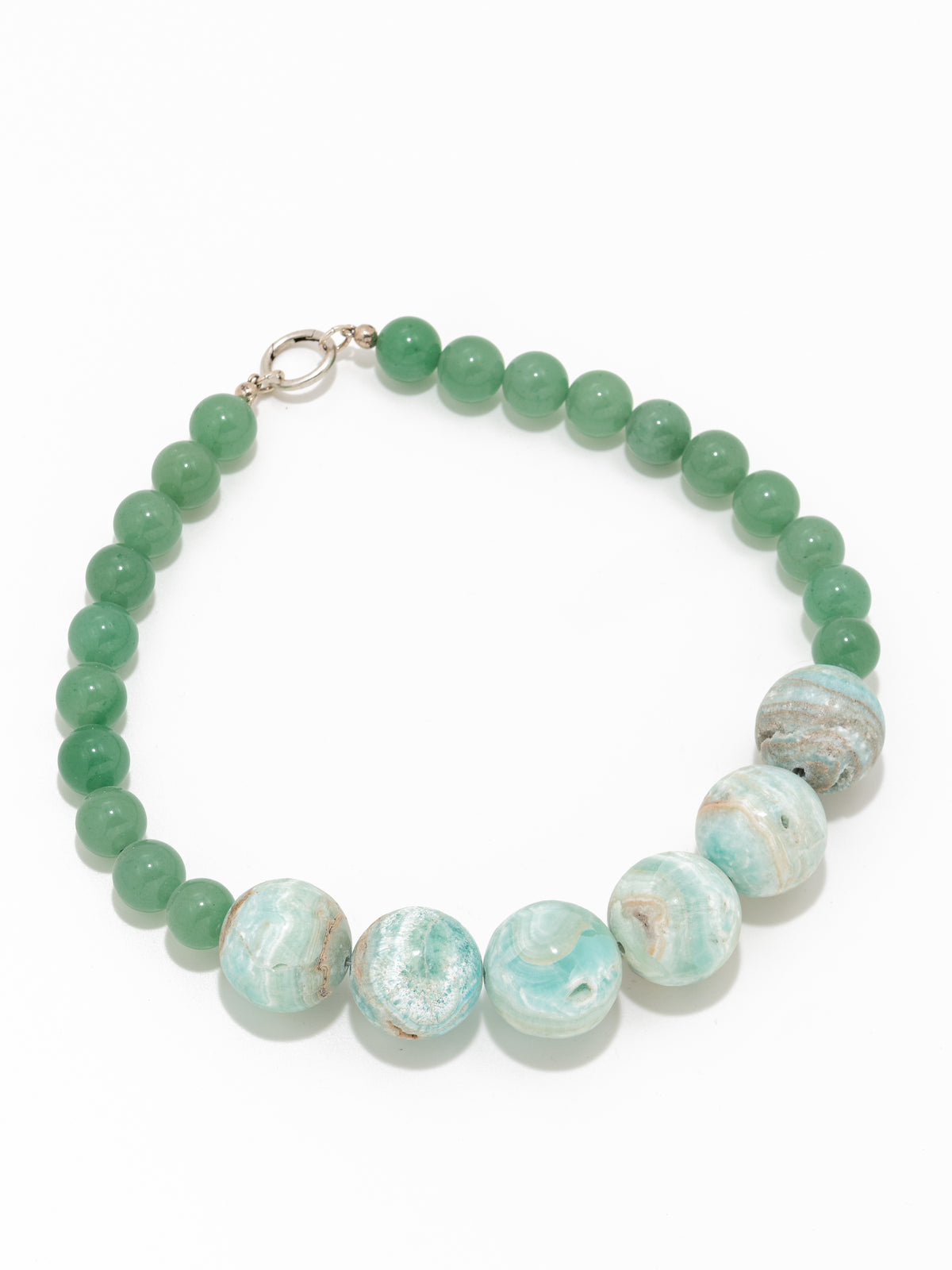 Masika: Aventurin, blue Aragonit