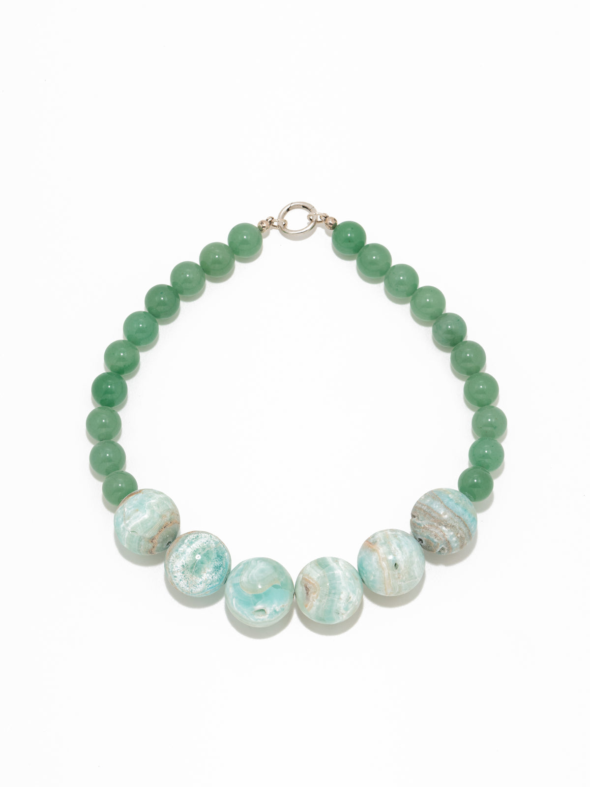 Masika: Aventurin, blue Aragonit