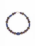 Nuru na Bluu Necklace: Amethyst, Crystal Quartz, Lapis