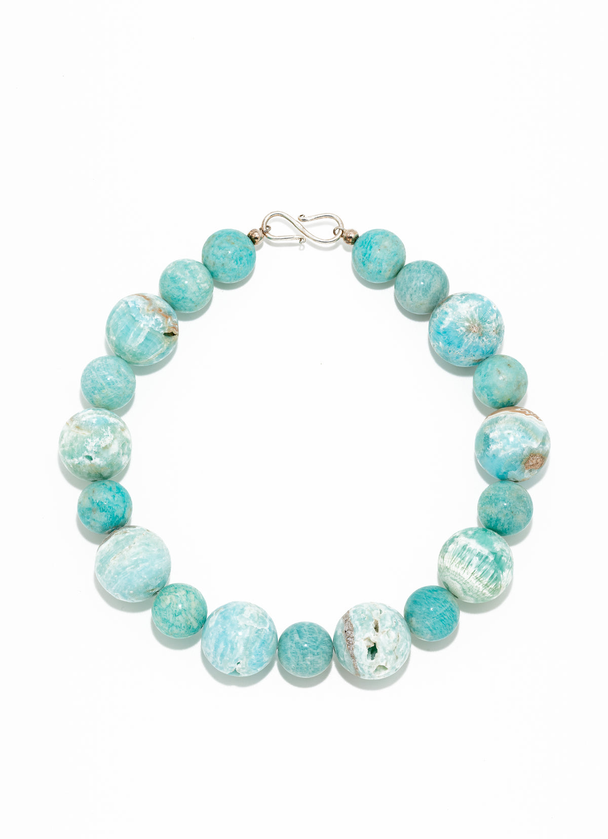 Taraja Necklace: Amazonite, Aragonite