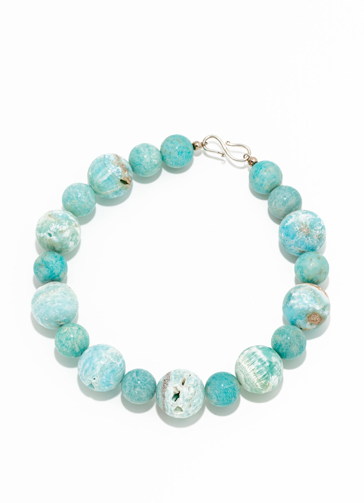 Taraja Necklace: Amazonite, Aragonite