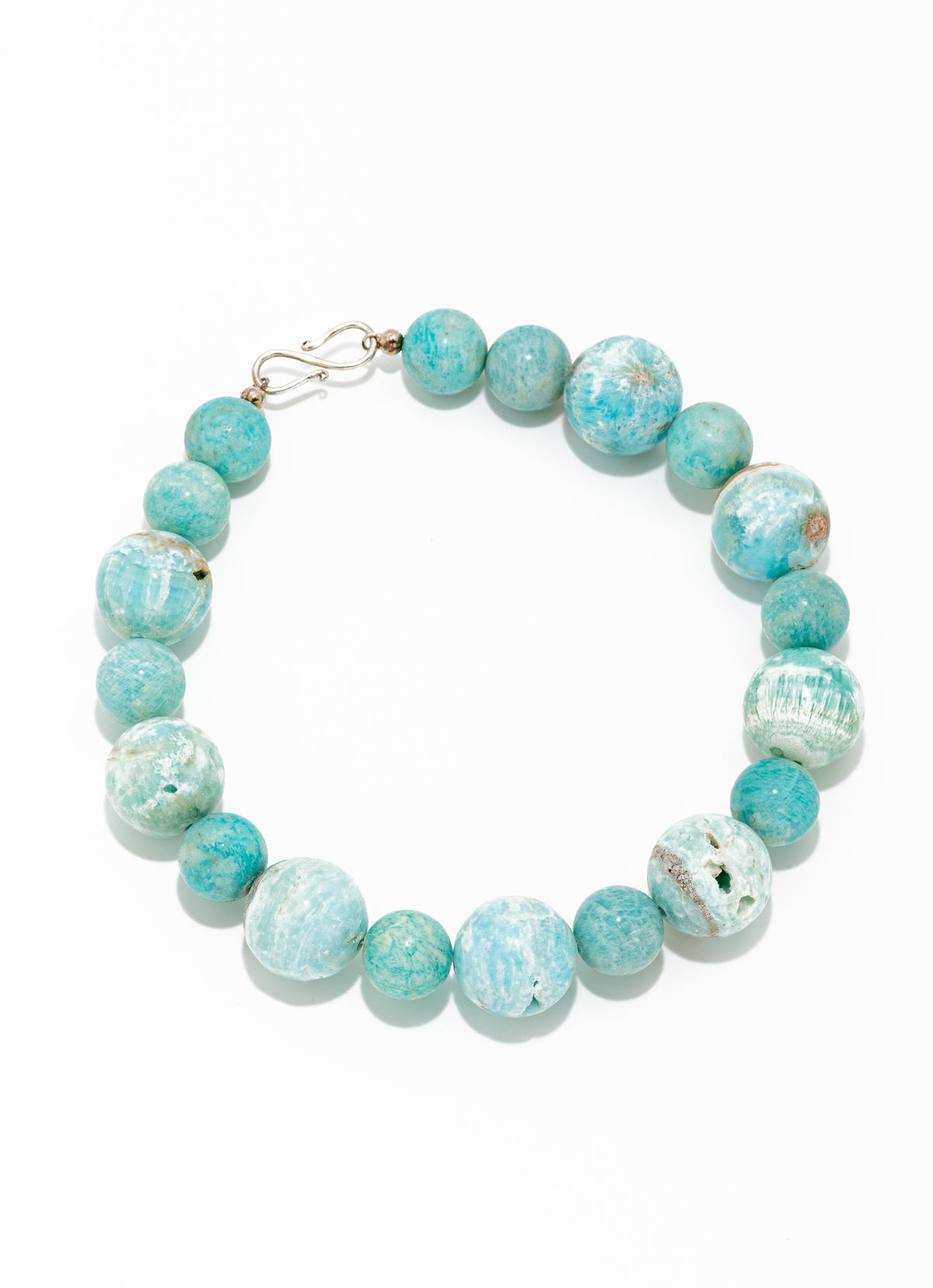 Taraja Necklace: Amazonite, Aragonite