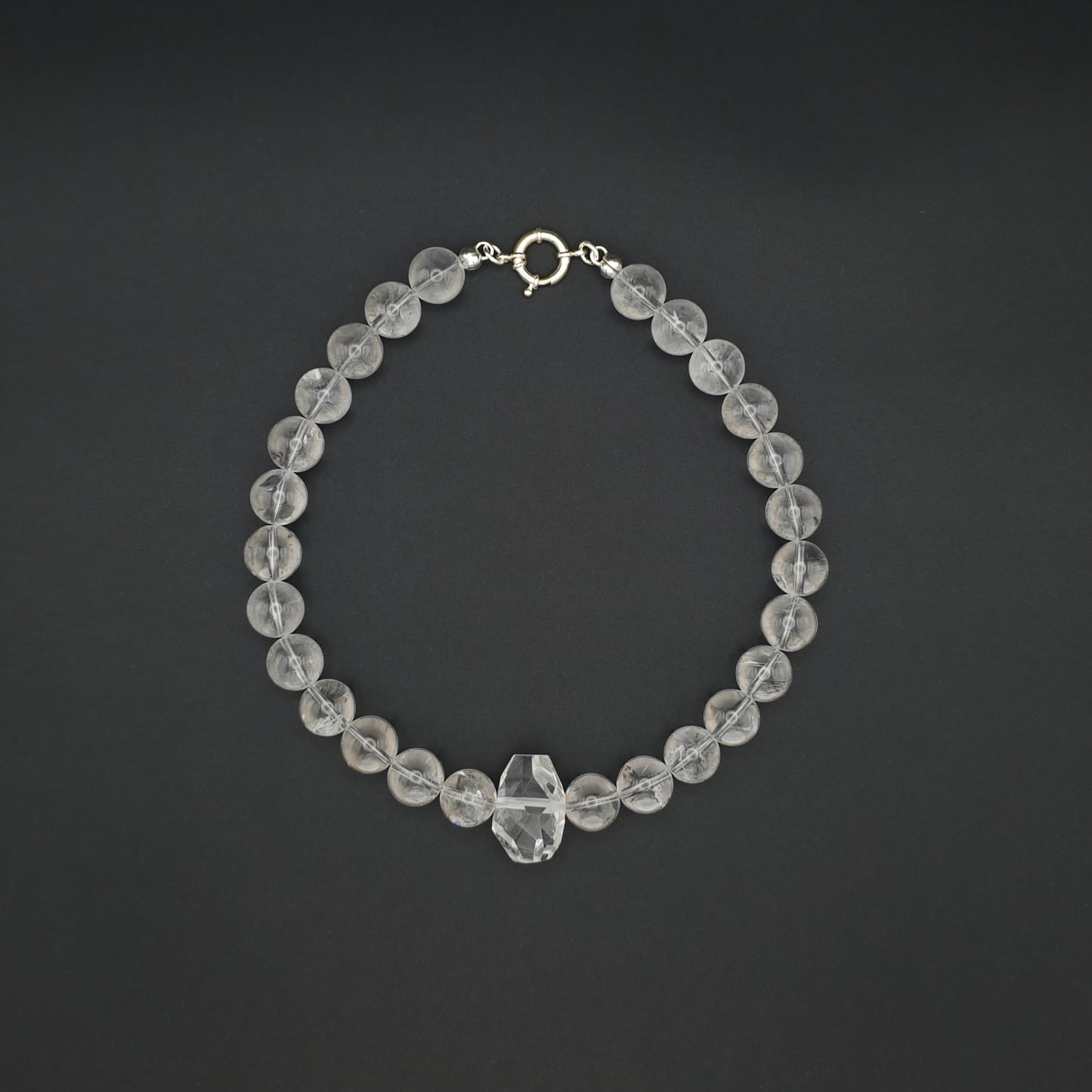 Uwazi: Crystal Quartz 14mm above
