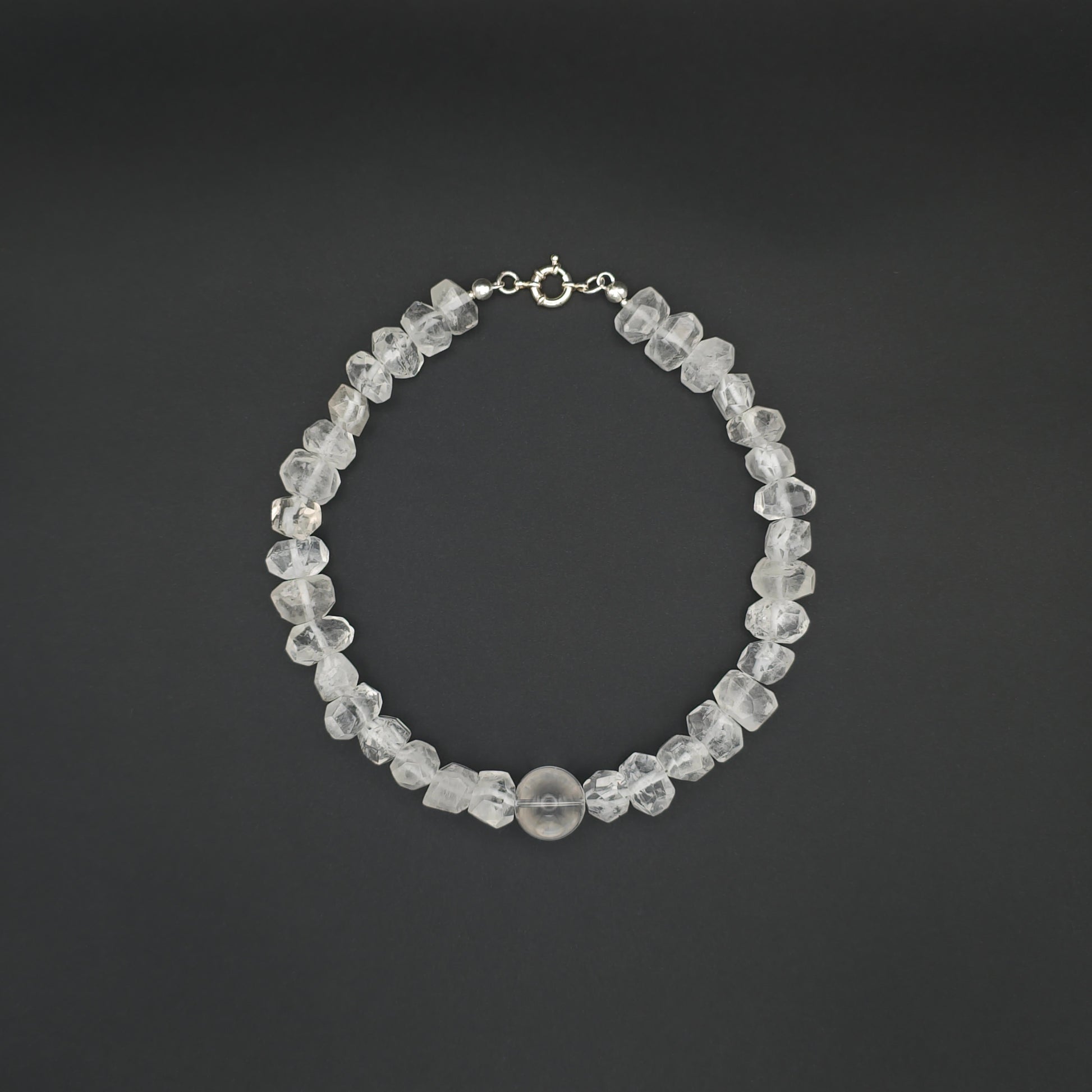 Uwazi: Crystal Quartz Tumbled above