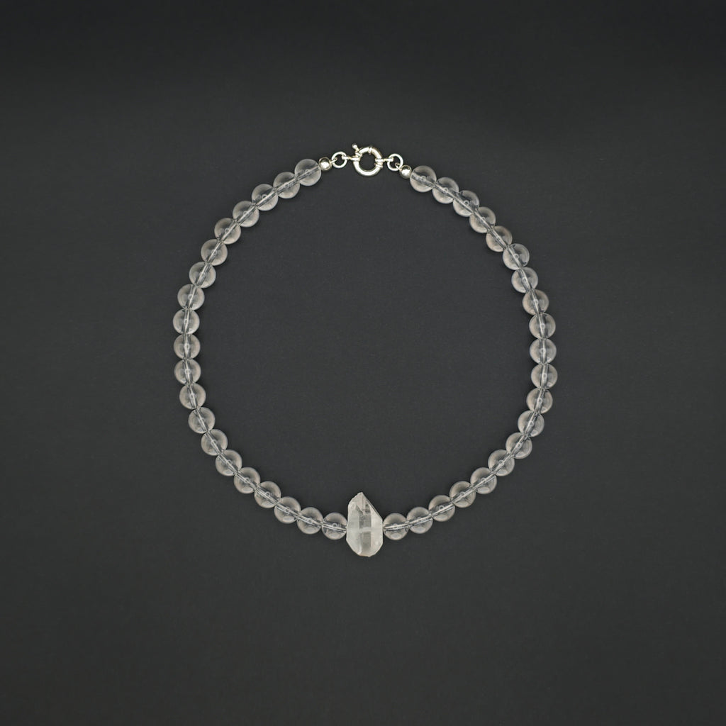 Uwazi: Crystal Quartz 10mm top view