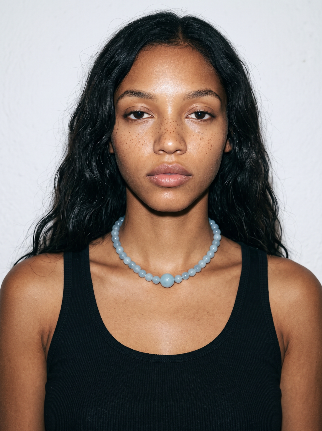 Anga Necklace: Aquamarine